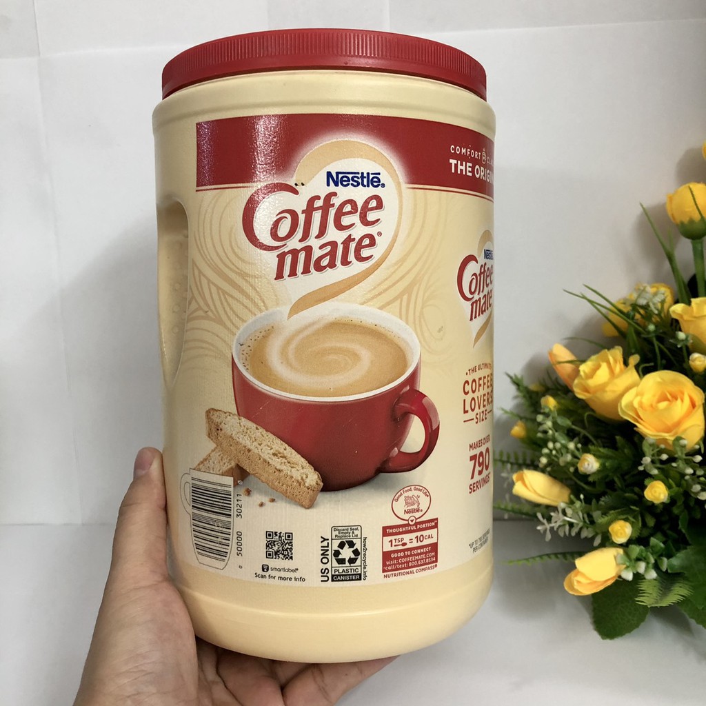 ❤️ [Date 1/2023] Bột kem sữa pha cafe cà phê Coffee mate Nestle 1.5kg Mỹ thơm ngon