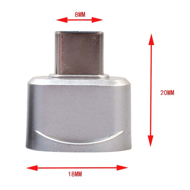 Đầu Chuyển Đổi OTG Type C Sang Usb 2.0 Chuyên Dụng Cho Điện Thoại / Laptop