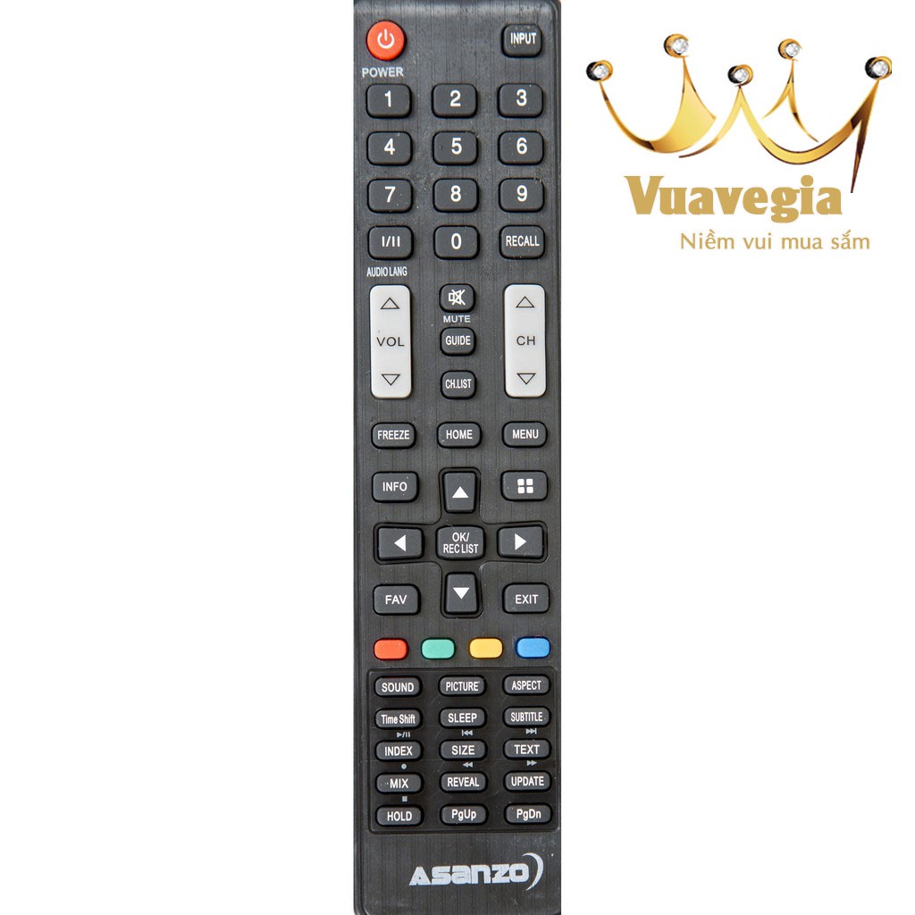 Chính hãng remote điều khiển tivi asanzo đủ loại iii - ảnh sản phẩm 2