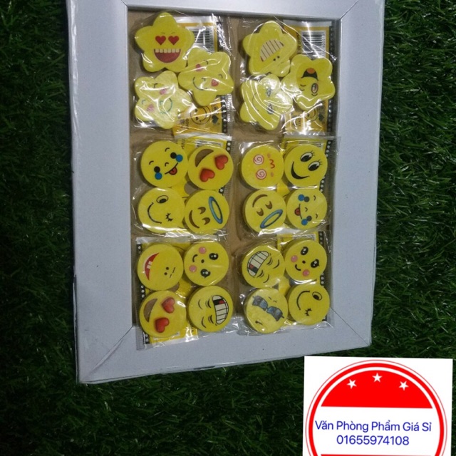 combo 4 gôm mặt cười