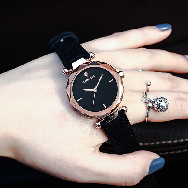 [Mã FAMAYFA2 giảm 10K đơn 50K] Đồng hồ nữ Sanda 218 hàng chính hãng dây da lộn | BigBuy360 - bigbuy360.vn