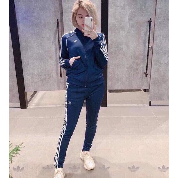 Bộ thể thao SST nữ nỉ thu đông dài DBNU12