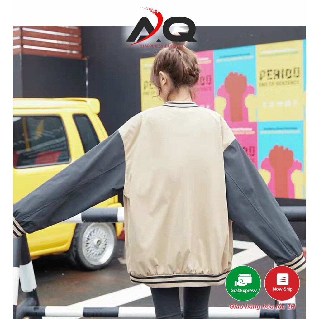 Áo Bomber BABGE 💖 Khoác Dù Áo Bóng chày Nam Nữ CHỐNG NẮNG HIỆN ĐẠI 2 LỚP CAO CẤP- AQ STORE