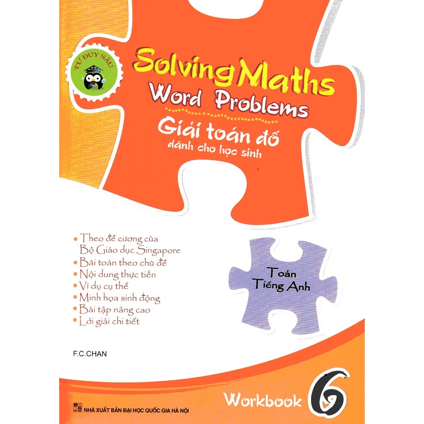 Sách - Solving Maths Word Problems - Giải Toán Đố Dành Cho Học Sinh - Workbook 6