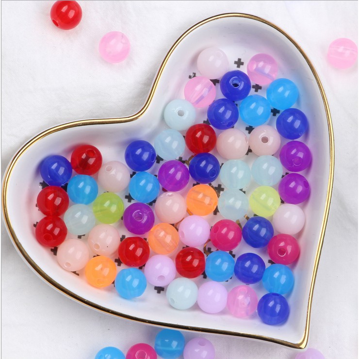 Chuỗi Hạt acrylic Trong Suốt 12-16mm Dùng Để Làm Đồ Trang Sức Thủ Công | BigBuy360 - bigbuy360.vn