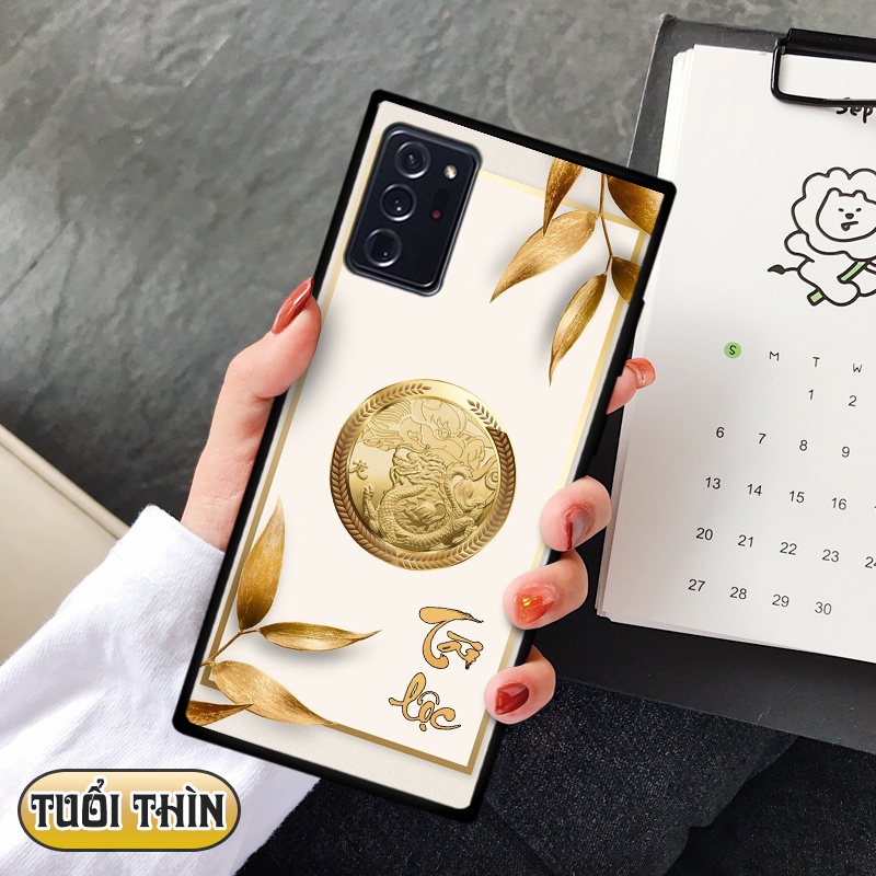 Ốp lưng kính 3D 12 con giáp - Samsung galaxy Note 20