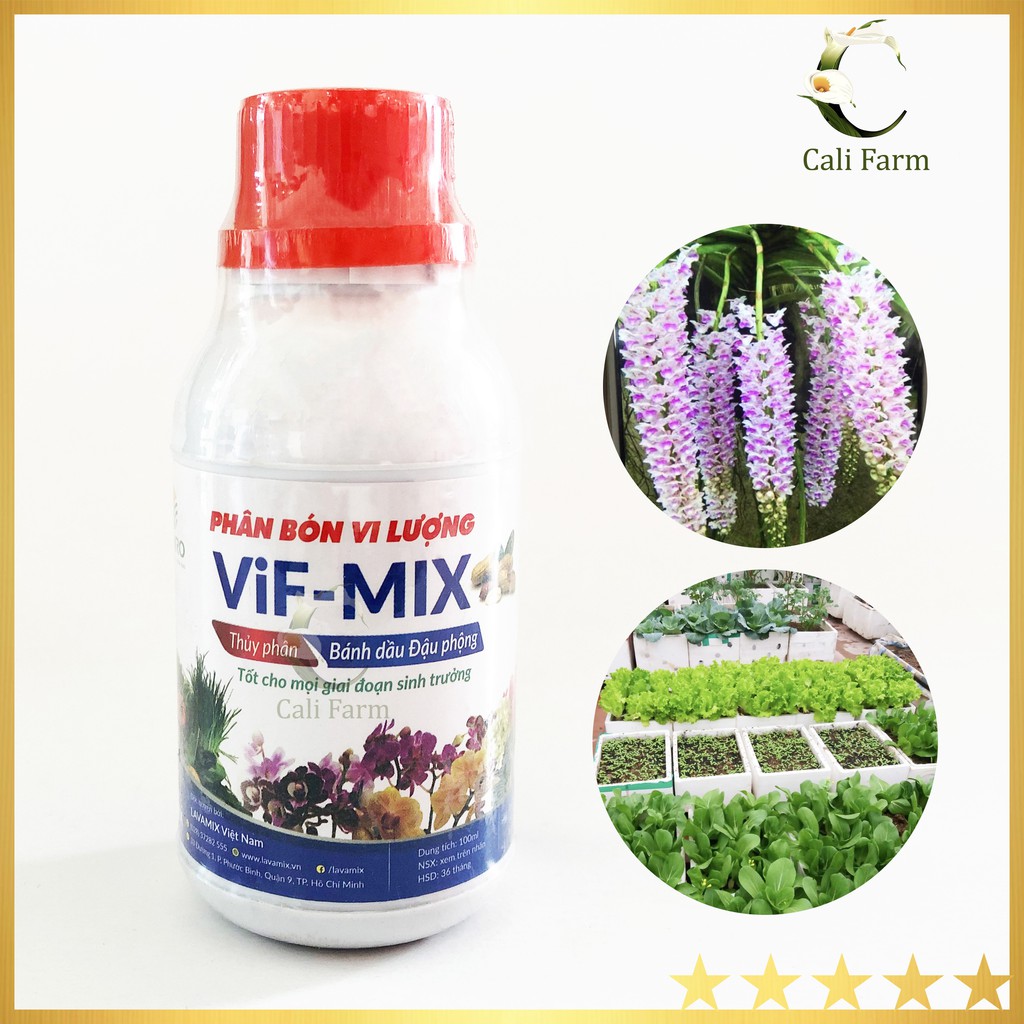 Phân thủy canh Bánh Dầu Đậu Phộng ViF-MIX dạng nước 100ml