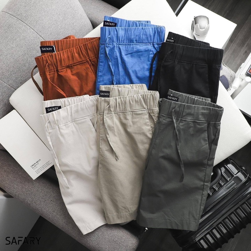 Quần Short Nam, Quần Lửng, Quần Ngố Chất Vải Linen