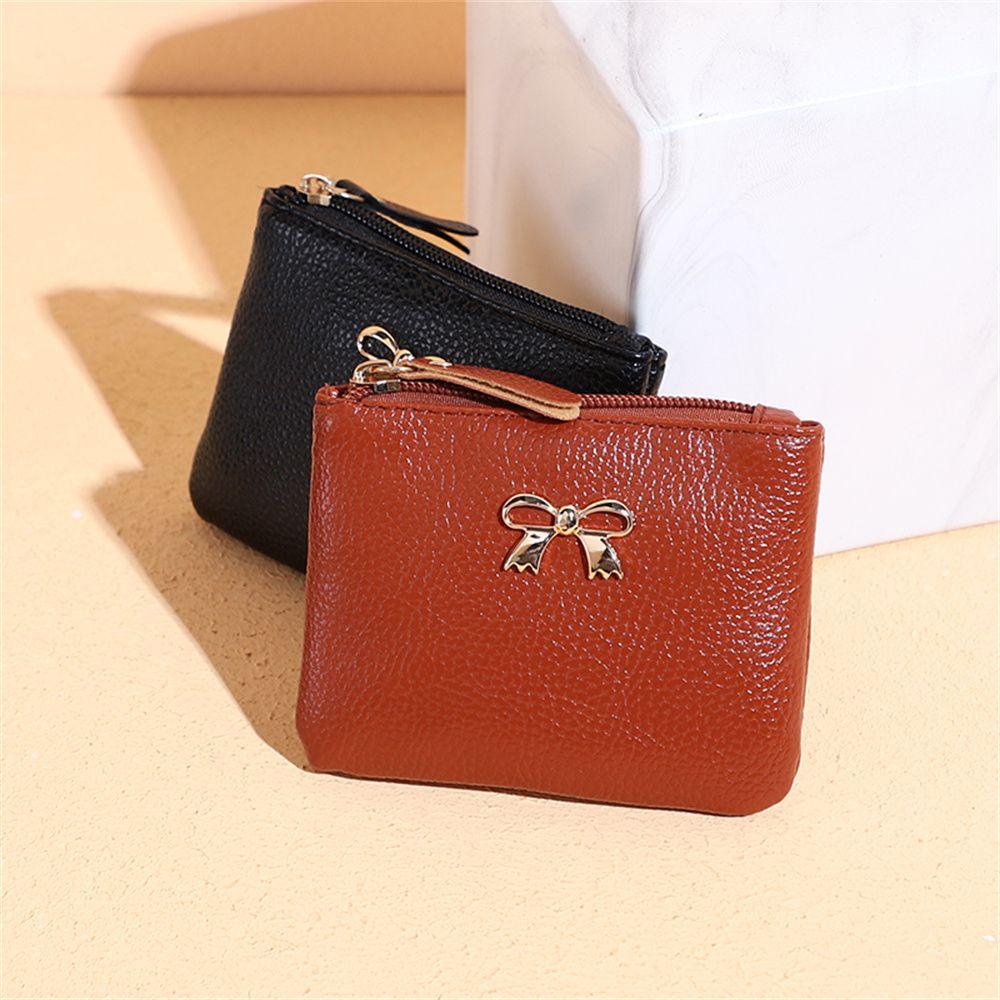 Ví Đựng Tiền Xu Mini Bằng Da PU Thời Trang