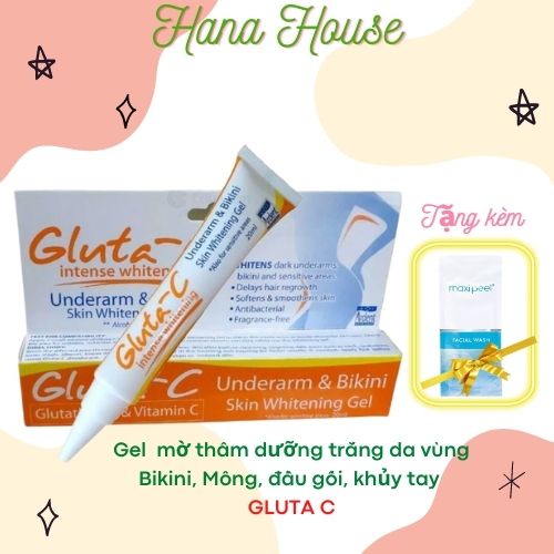 Gel Gluta-C giúp mờ thâm và trắng vùng Bikini, nác