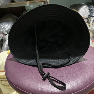 Nón bucket đen trơn [FREESHIP EXTRA] mũ bucket đen