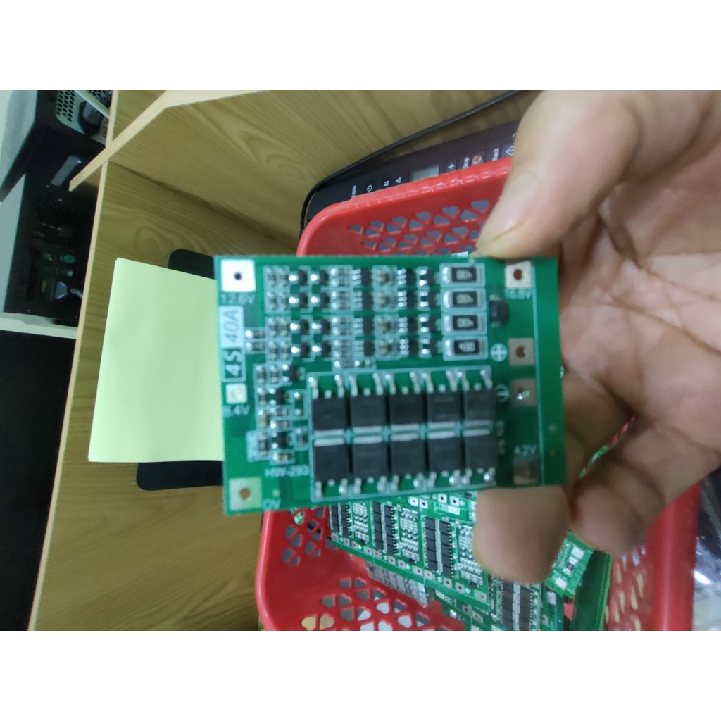 Mạch bảo vệ pin 4S40A cho pin 3.7V