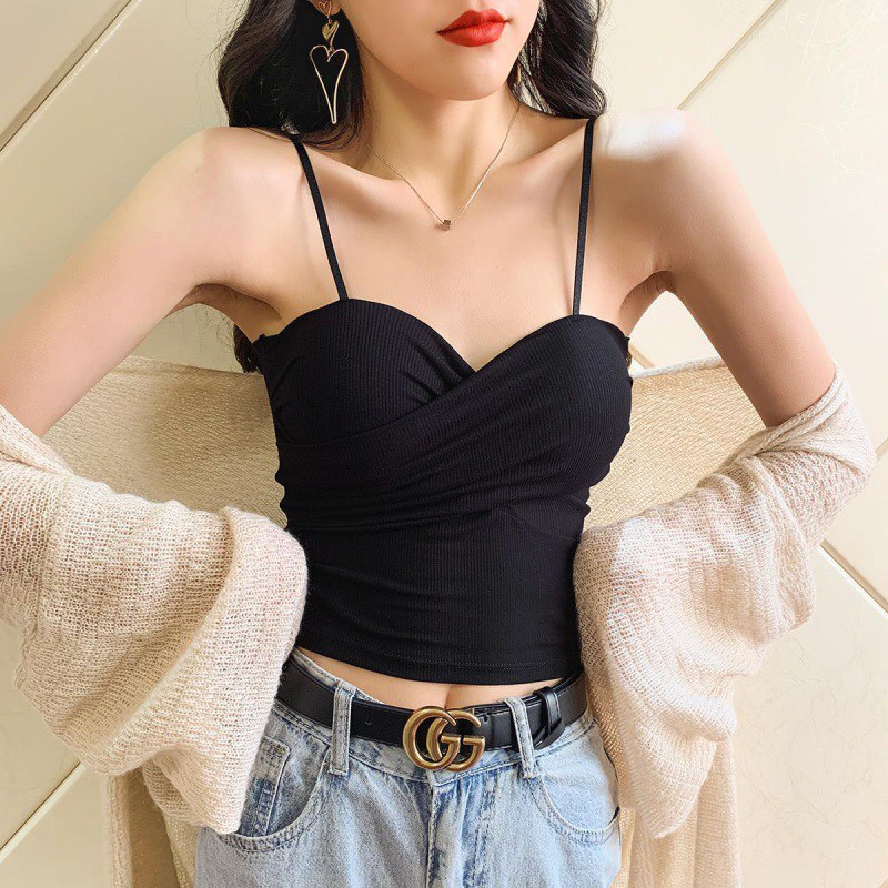 Áo Hai Dây Xoắn Ngực cao Cấp | BigBuy360 - bigbuy360.vn