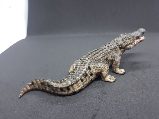 Mô hình đồ chơi khủng long. Cá sấu hoa cà.
