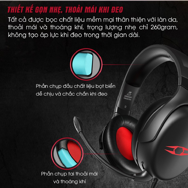 Tai Nghe Gaming Chụp Tai Có Mic Takstar FLIT Chơi Game Nghe Nhạc Học Online Chính Hãng Cao Cấp Bảo Hành 1 Năm