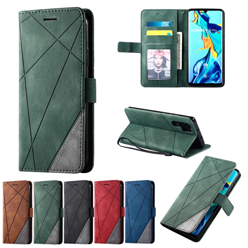 Bao da điện thoại có ngăn đựng thẻ tiện lợi cho Samsung Galaxy J8 J730 J7 J6 J530 J5 J330 J3 J310 A8 A70 A70S