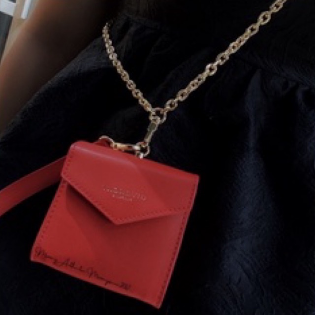 Túi Gift-Givenchy Red Pouch Auth