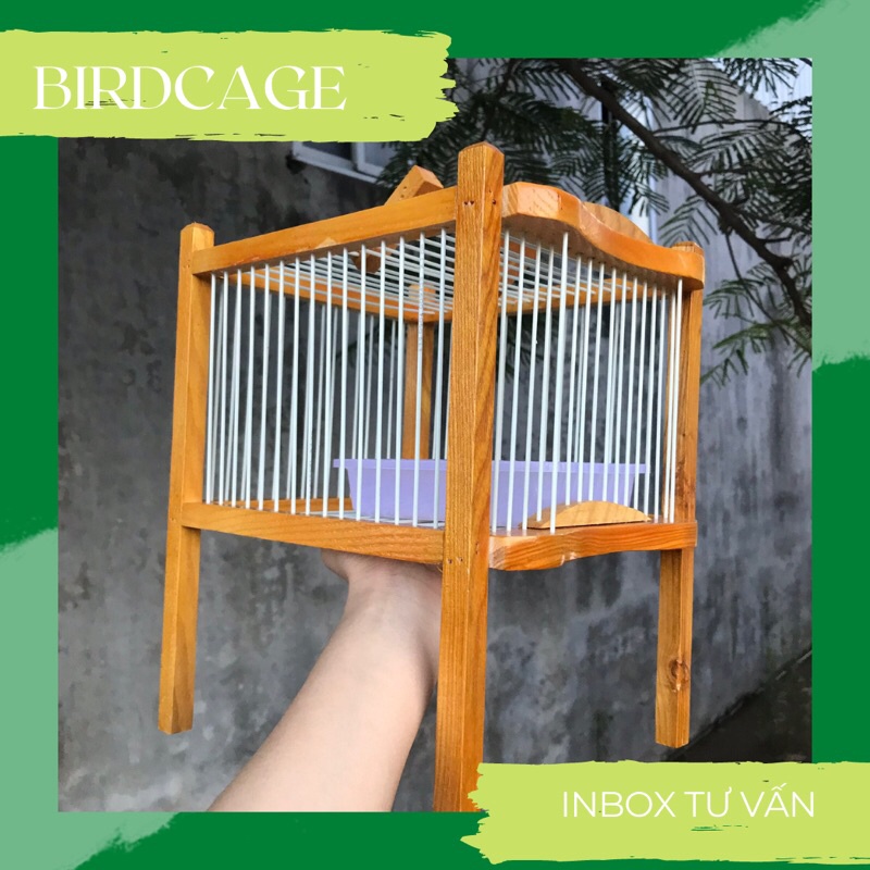 LỒNG TẮM KHUYÊN NAN CÁP QUANG  khuyên loại nhỏ nha khách