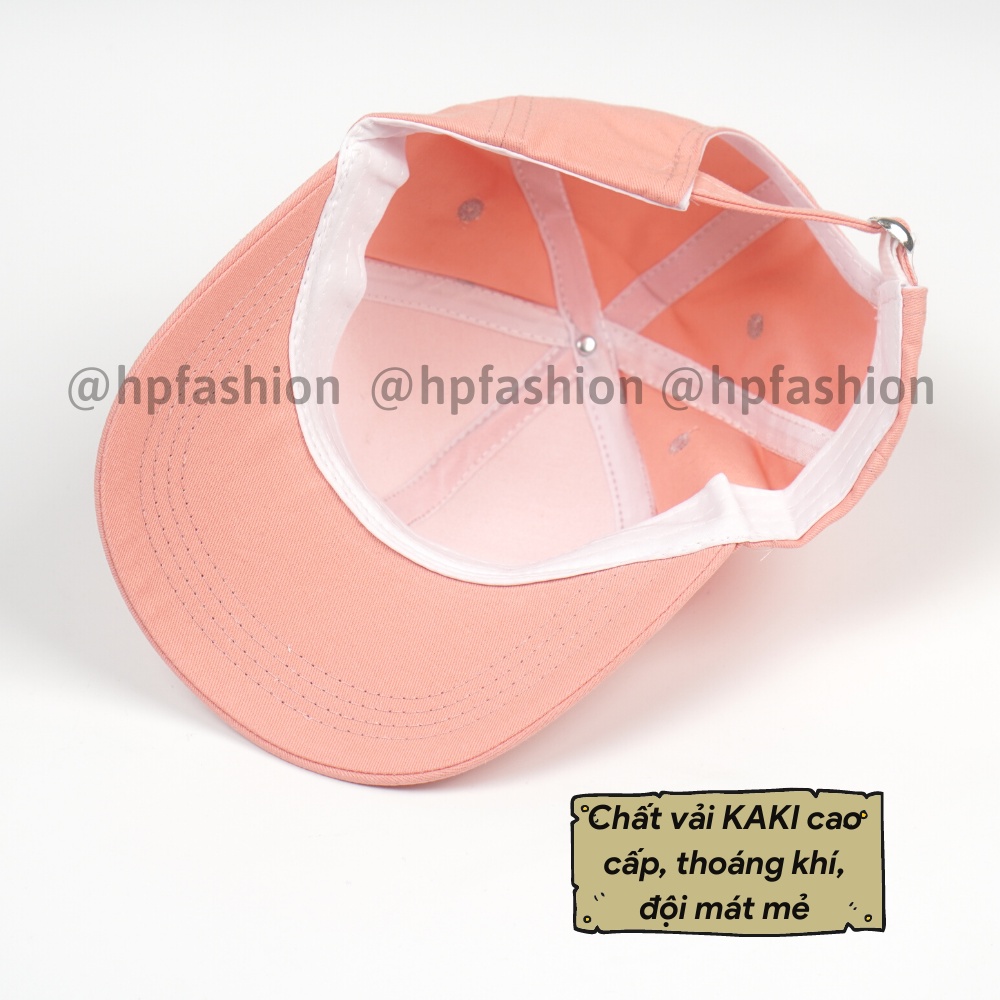 Mũ lưỡi trai ❤️ Nón kết thêu hình chữ TOMORROW chất kaki cao cấp form unisex nam nữ N51 - Happy Style