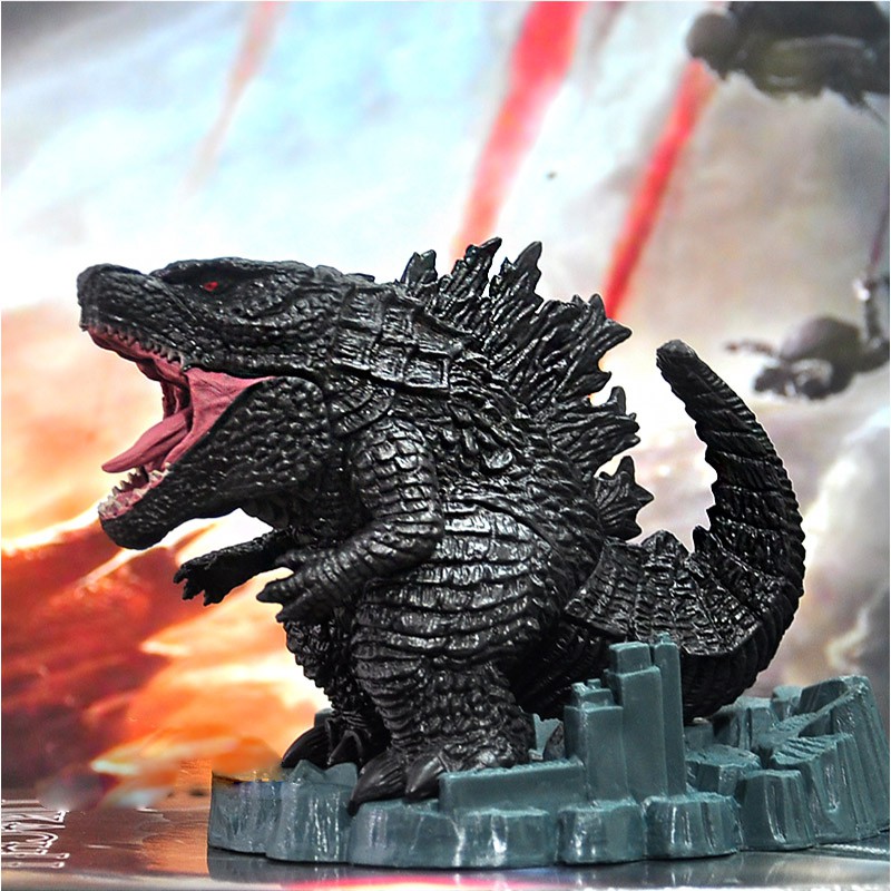 Mô hình Rồng 3 đầu King Ghidorah, Godzilla Q ver Cute 12cm