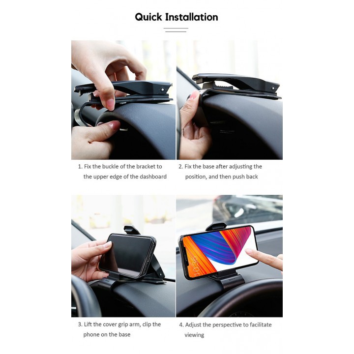 Giá Đỡ Điện Thoại Trên Oto - Xe Hơi Baseus Mouth Car Mount