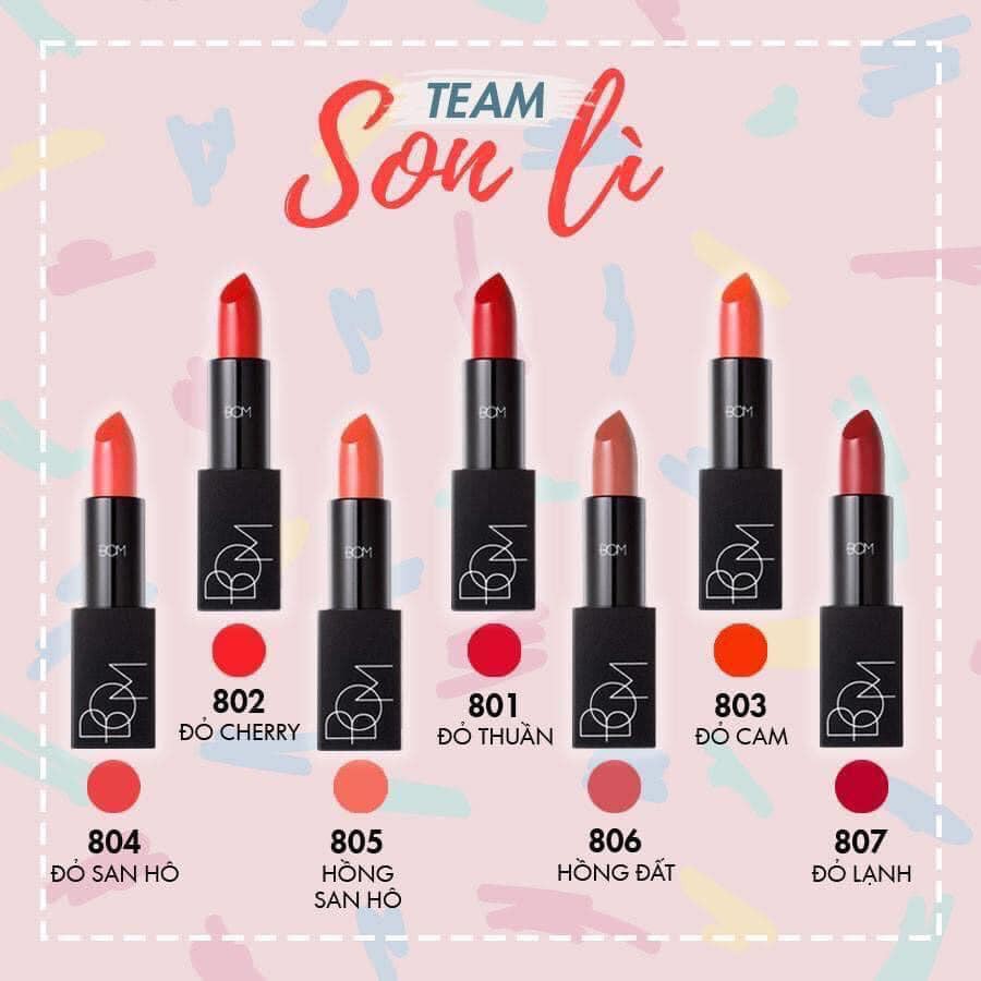 Son lì cao cấp B.O.M my lipstick