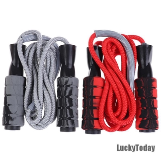 [LuckyToday] Skipping Rope Jump Rope Double Bearing Weight-bearing Cotton Rope Nylon Rope