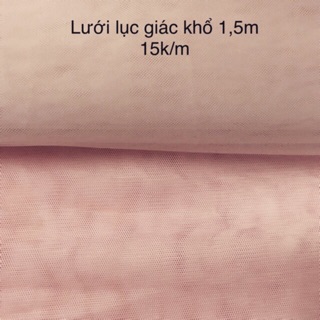 Combo vải lứoi mềm mịn co giãn màu hồng phấn lên váy mẹ và bé siêu sinh 195k