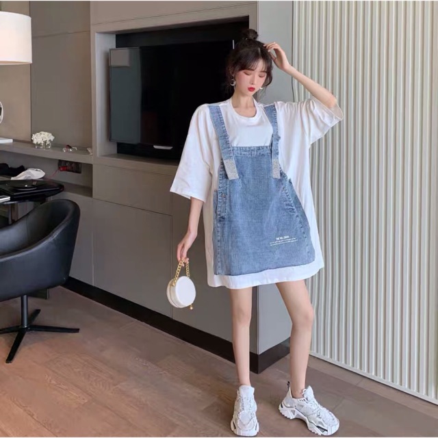[ORDER] Áo pull nữ giả yếm jeans