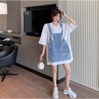 [ORDER] Áo pull nữ giả yếm jeans