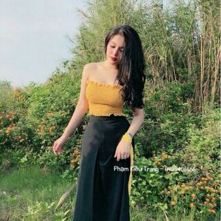 Áo ống nhún trơn