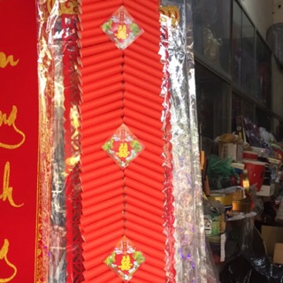 mô hình Dây pháo giấy giả 70 cm( giấy thủ công)