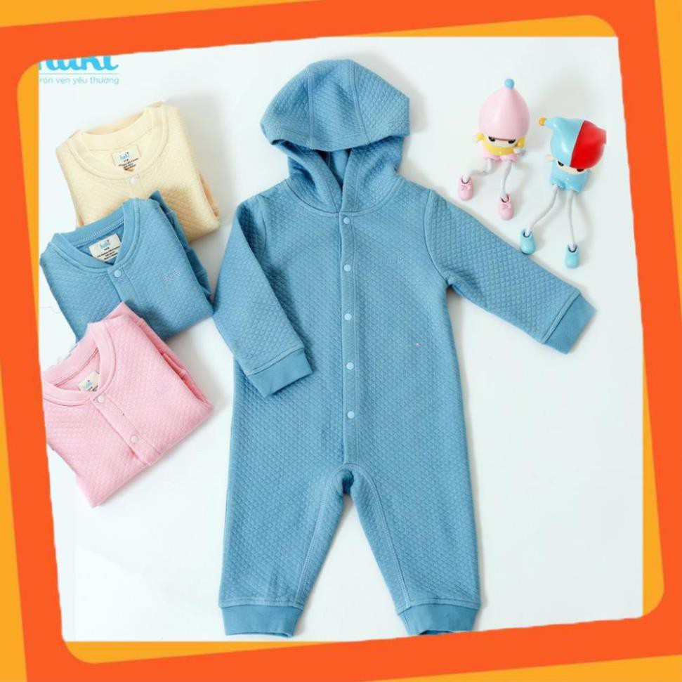 Haki_ Bộ body cho bé vải sợi tre chần bông cao cấp HAKI hàng xuất khẩu Canada- BB015 [HÀNG ĐẸP CHUẨN]