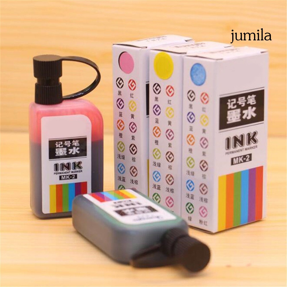 JUL Quick-Drying Erasable Mark Ink Refillable for Marker Advertising Poster Pen