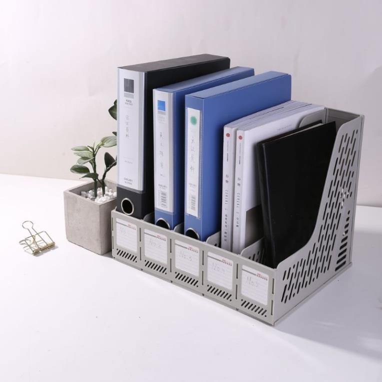 Giá đựng tài liệu 5 ngăn đứng Deli 9838