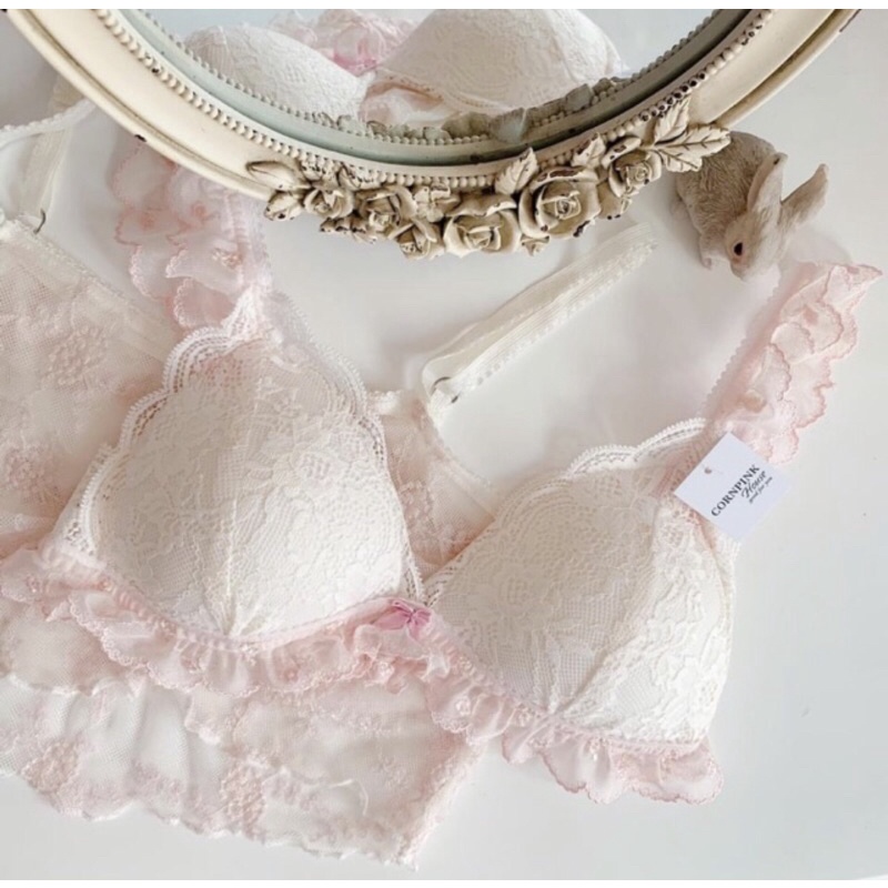 Cornpink House [BEST SELLER] Merman | Đồ lót nữ ren sexy | Màu trắng hồng nhẹ nhàng dễ thương | BigBuy360 - bigbuy360.vn