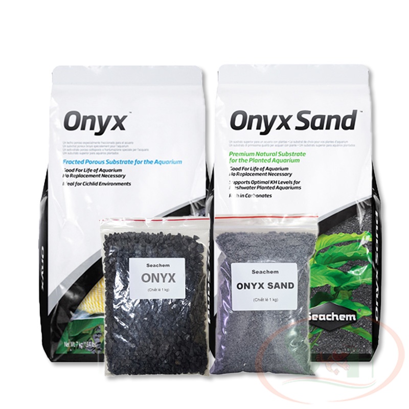 Nền Seachem Onyx Sand hạt mịn, Gravel hạt to giữ pH cao hồ cá tép màu sula thumbnail