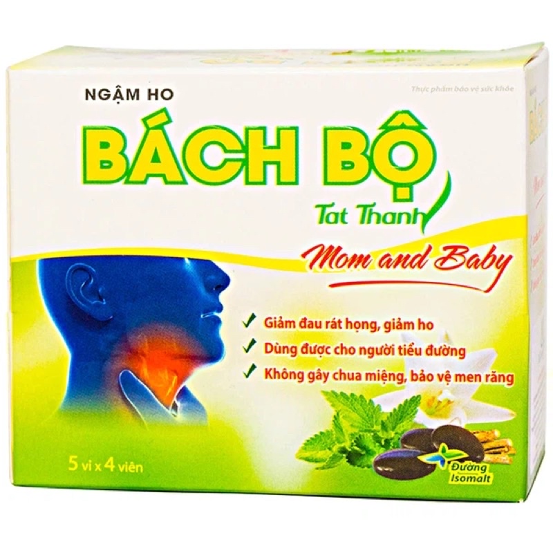 Viên Ngậm Ho Bách Bộ Mom And Baby Tất Thành