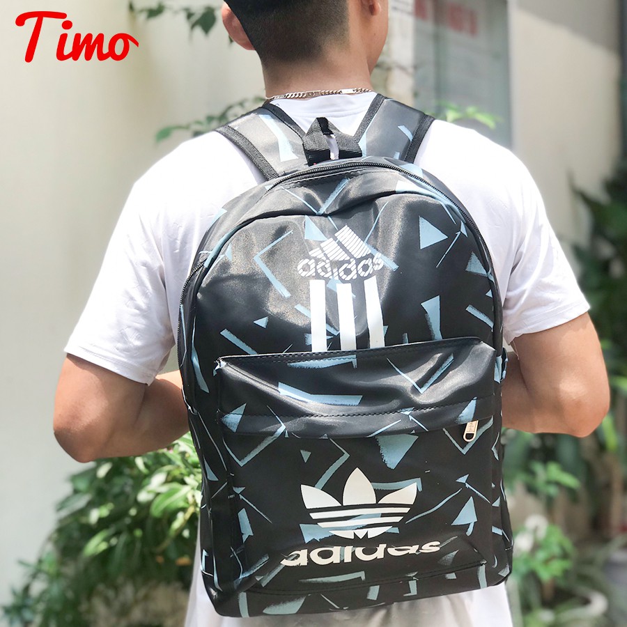 Balo nam đi học, Balo giá rẻ adidas,Cặp đi học thời trang thể thao nam nữ, đẹp chống nước họa tiết hình học ULZ0016