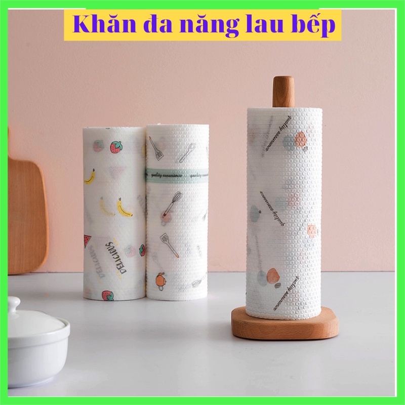 Cuộn khăn đa năng lau bếp, chén đĩa