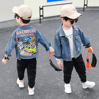 [Xả kho thanh lý] Áo khoác jean bé trai Gooyer [13-30kg]