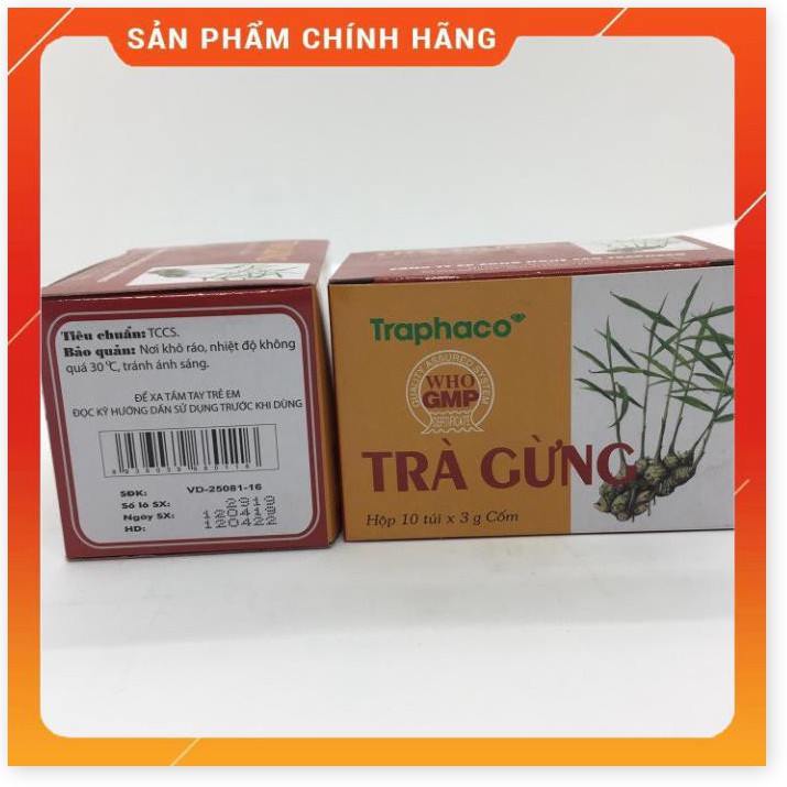 TRÀ GỪNG Traphaco hộp 10 túi