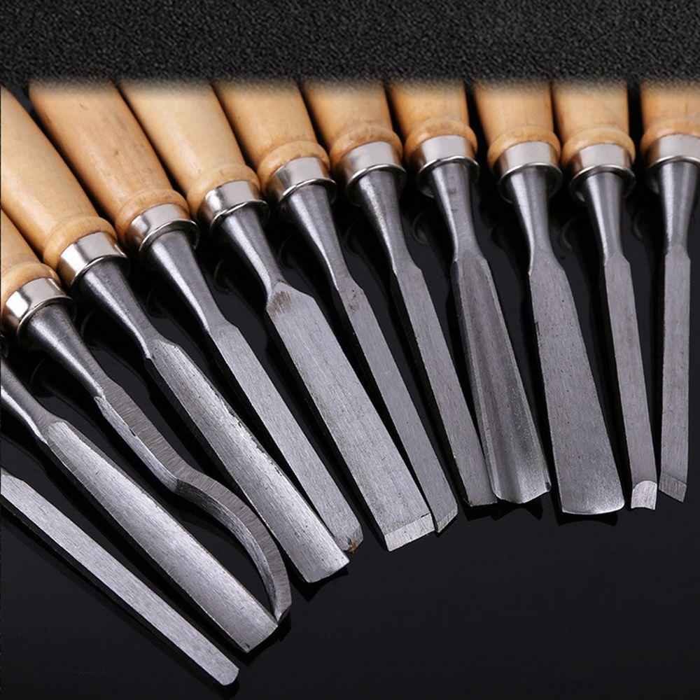 Bộ 12 Dụng Cụ Điêu Khắc Gỗ