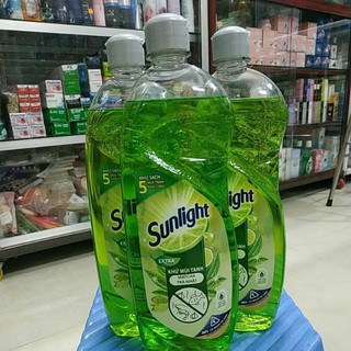 Combo 3 nước rửa chén sunlight trà xanh 725ml,khử mùi tanh