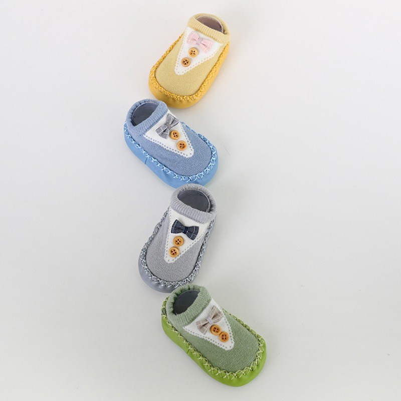 Vớ cotton giữ ấm chống trượt cho bé sơ sinh