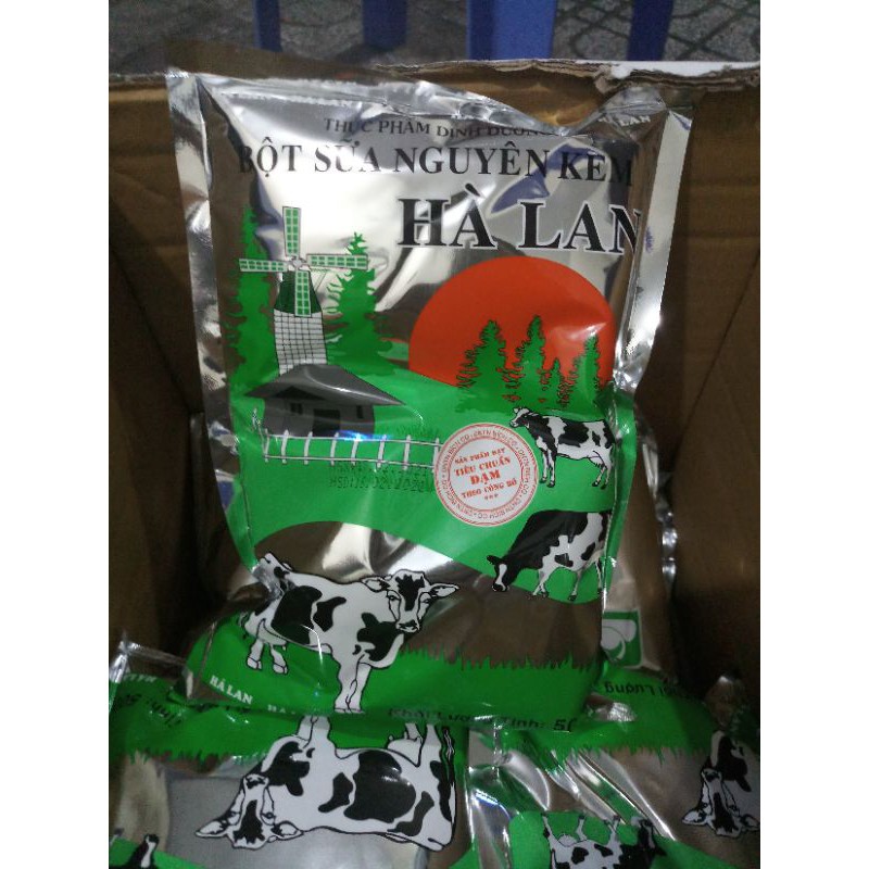 Bột sữa nguyên kem HÀ LAN ít đường hơn - 500gram - Bột sữa nguyên kem HÀ LAN
