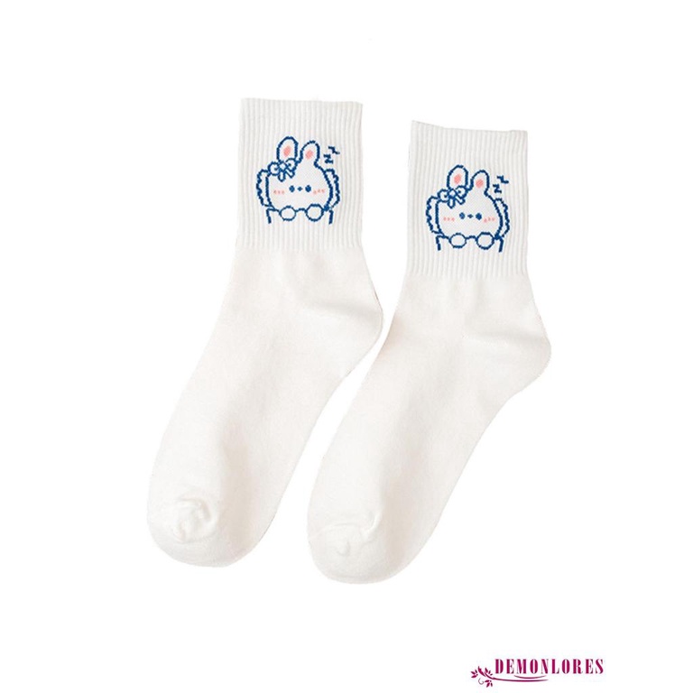 Đôi tất chân giữ ấm in hình thỏ dễ thương cho nữ