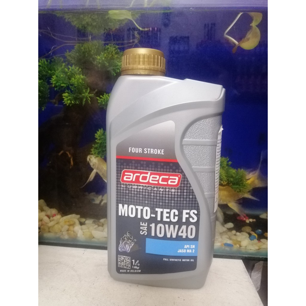 [Tặng Lọc Nhớt] Nhớt Ardeca 10w40 Moto-Tec FS Cho Xe Số, Côn Tay, Mô Tô