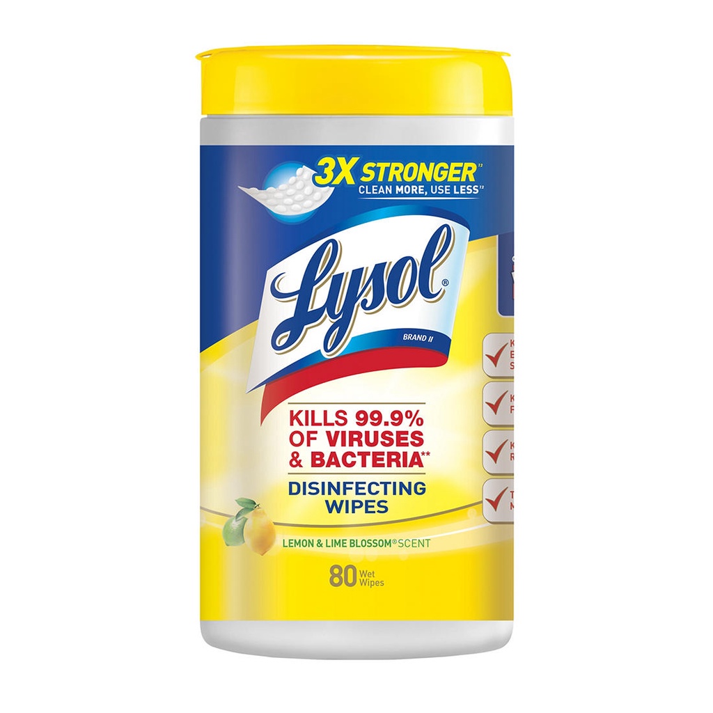 Khăn giấy ướt diệt khuẩn Lysol Disinfecting Wipes