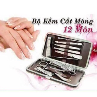 Bộ kềm cắt móng tay 12 món tiện dụng